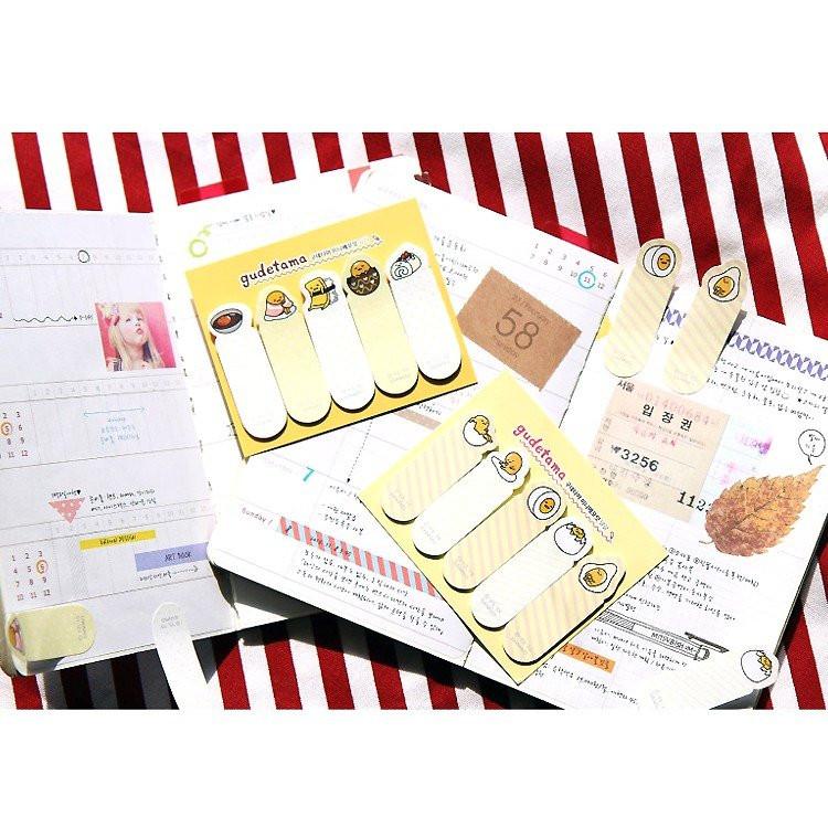 Gudetama Sticky Memo Post It Bookmark : White – Hello Discount Store