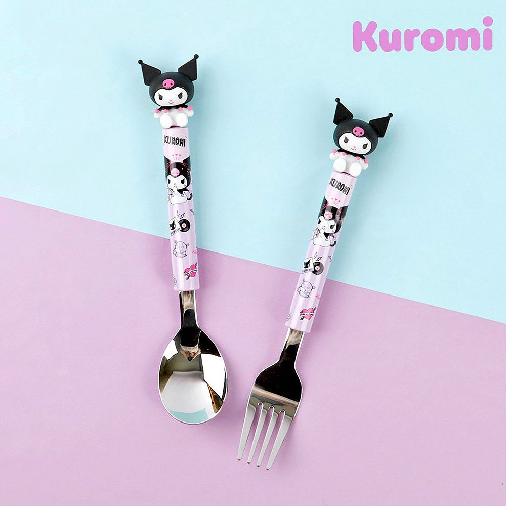 Kuromi Utensil Set