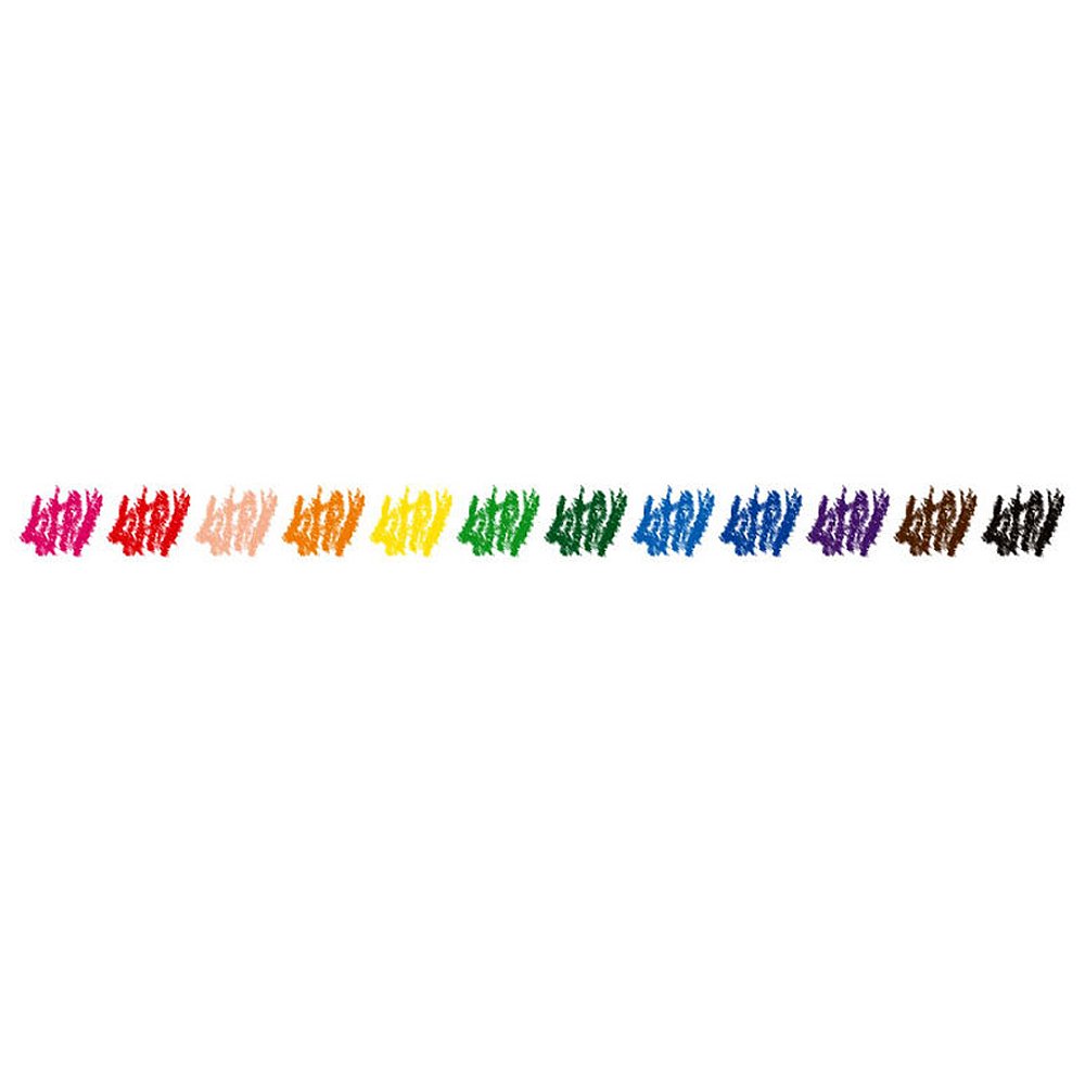 12 Count Cute Characters Color Pencils Twist Up Crayons with Name Labels (1  Pack of Blue or Pink Package will be randomly sent) - Yahoo Shopping