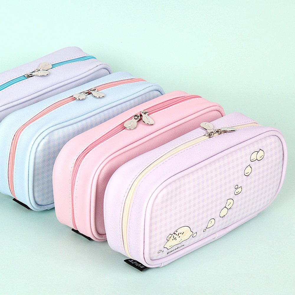 Kawaii Cute pokemon Large Pencil Box Stationery Box Cosmetic Bag