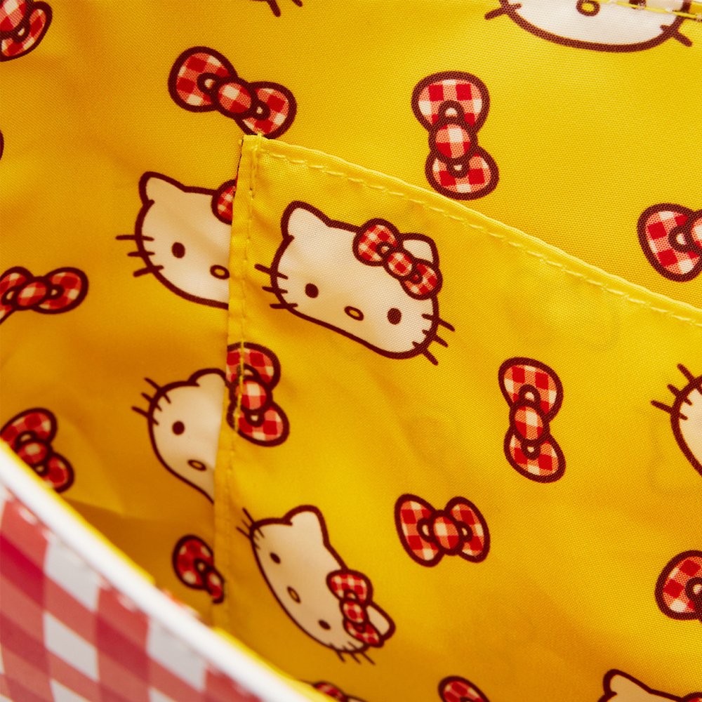 Loungefly Hello Kitty Gingham Cosplay Flap Wallet