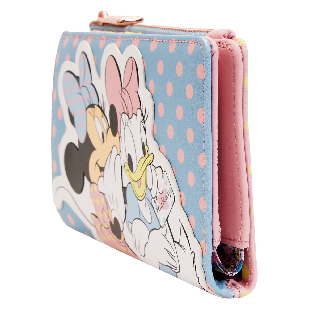 Disney Brave Little Tailor Mickey and Minnie Mouse Flap Wallet