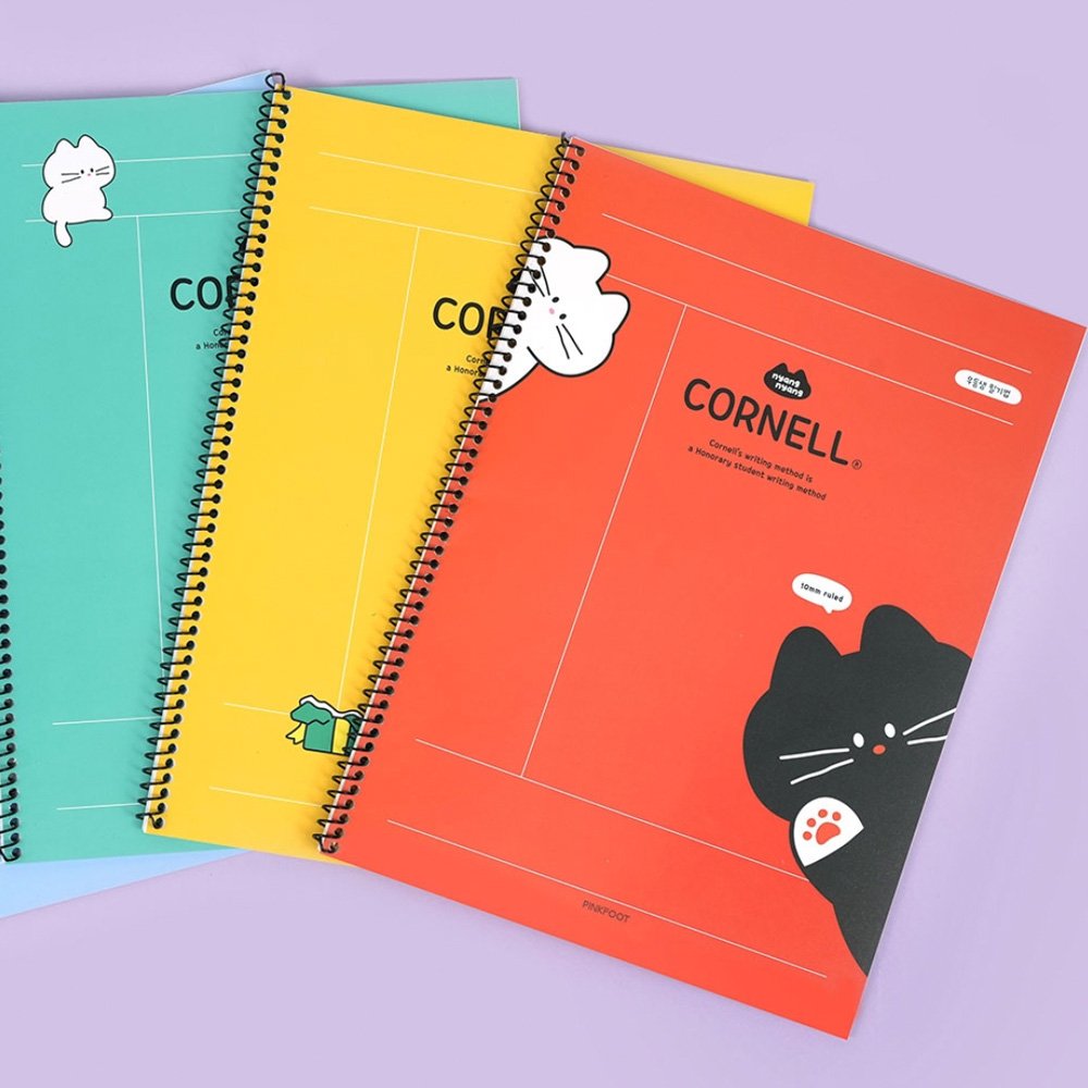 [4-in-1] Day of A Cat Cornell Notebook Set