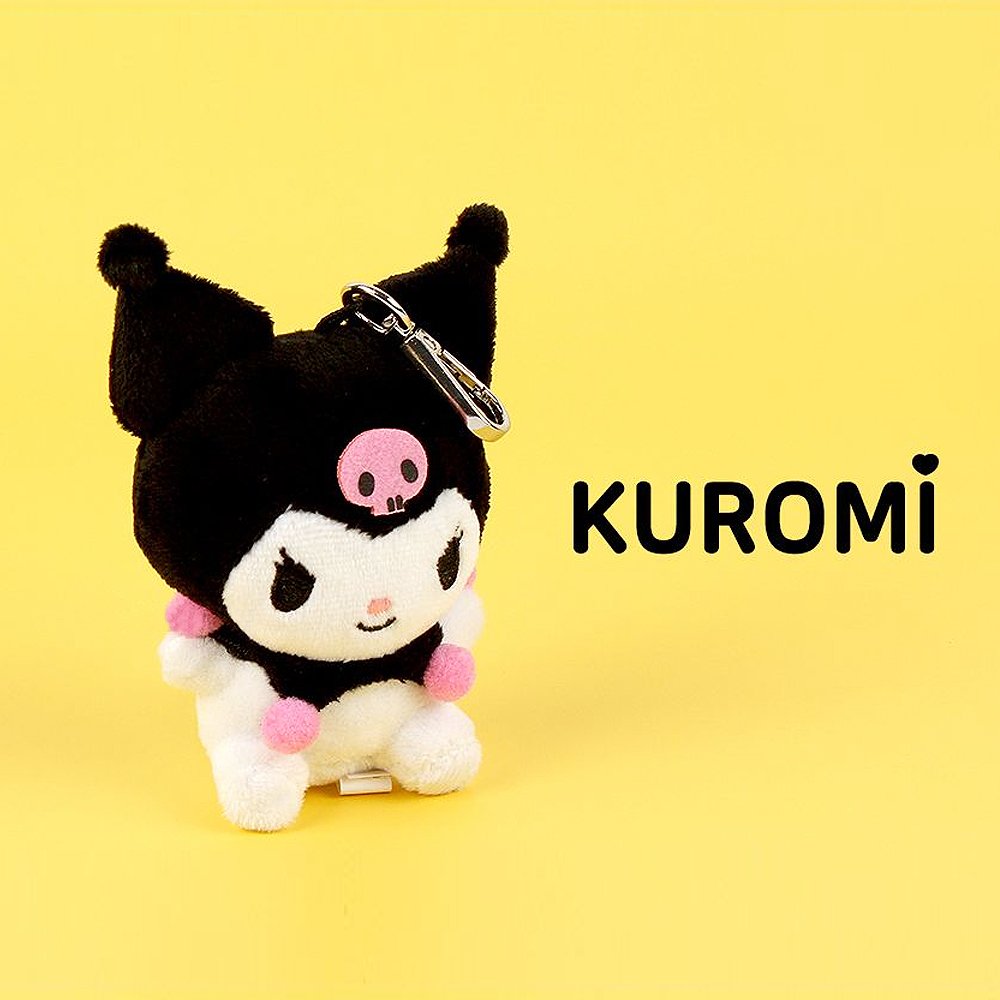 Kuromi Plush Hair Clip