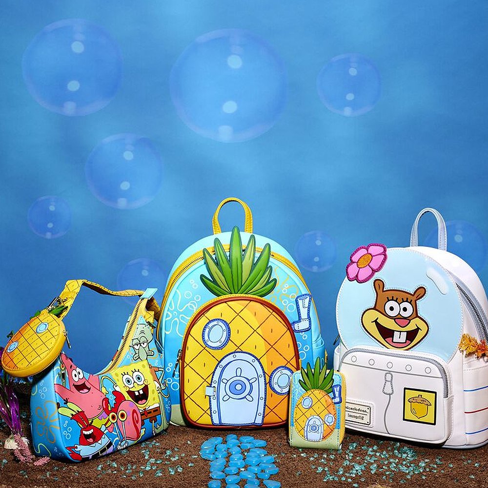 Spongebob Backpack with Lunch Box and with Pencil Box