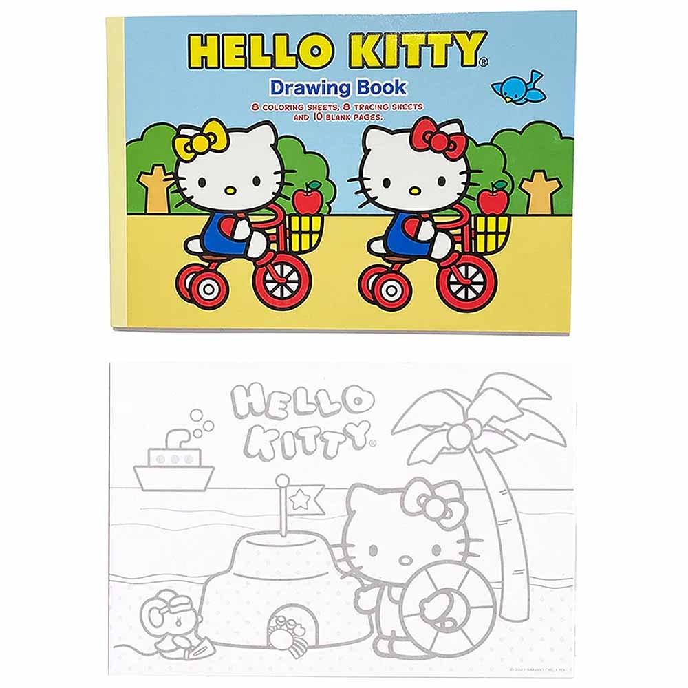 How to draw Hello Kitty face (Hello Kitty) Step by Step |  DrawingTutorials101.com