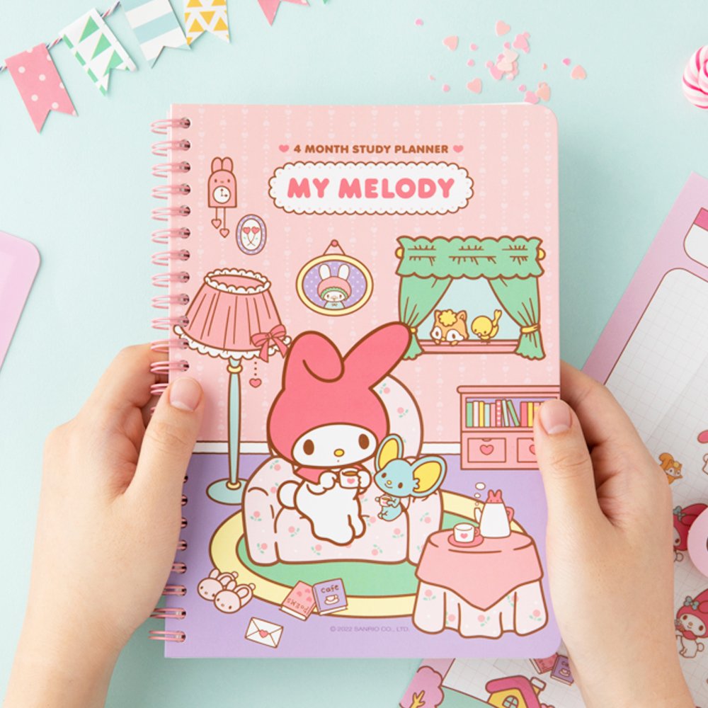 Sanrio Characters 4-Month Study Planner Set – Hello Discount Store