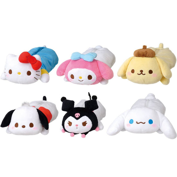 Sanrio Characters Lying Plush Pencil Case Kuromi