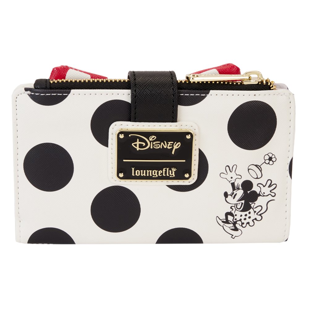 Loungfly x Minnie Mouse Rocks the Dots Classic Flap Wallet – Hello ...