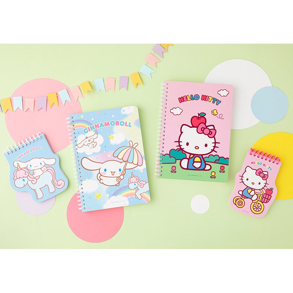 Sanrio Characters Ruled Mini Notebook Cinnamoroll