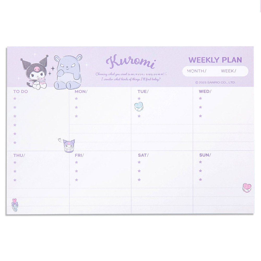 Cute Weekly Kitty Planner -   Daily planner template, Study
