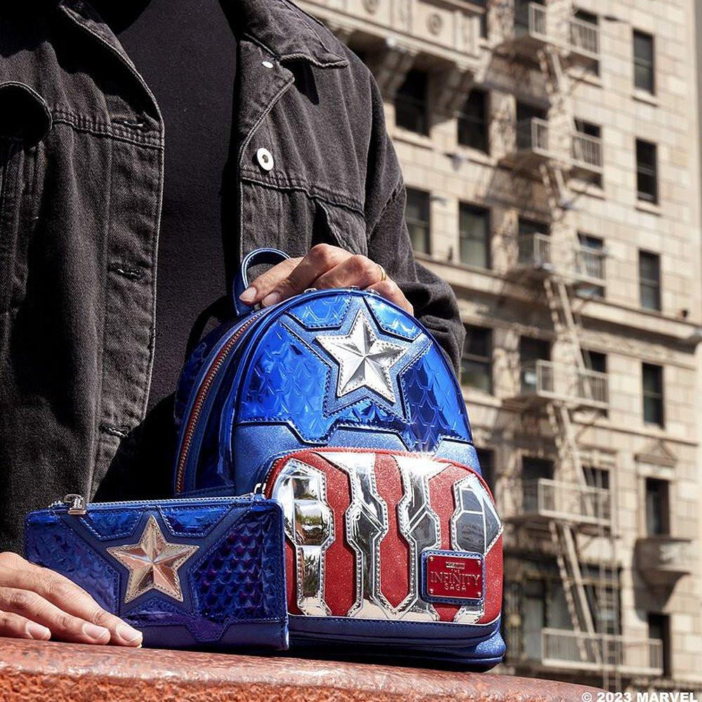 Brave New Loungefly Captain America Wallet Loungefly Captain