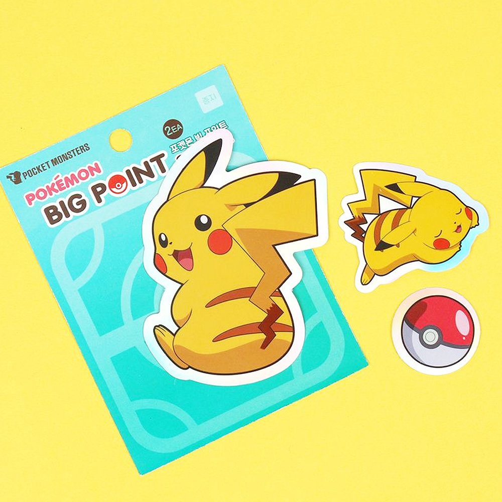 Pokemon Big Point Holographic Deco Sticker Set Type A