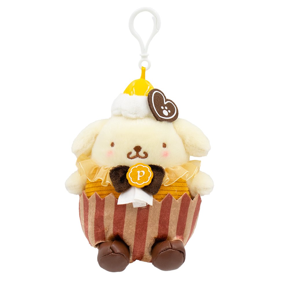 Sanrio Sweets Pompompurin Clip-On Plush