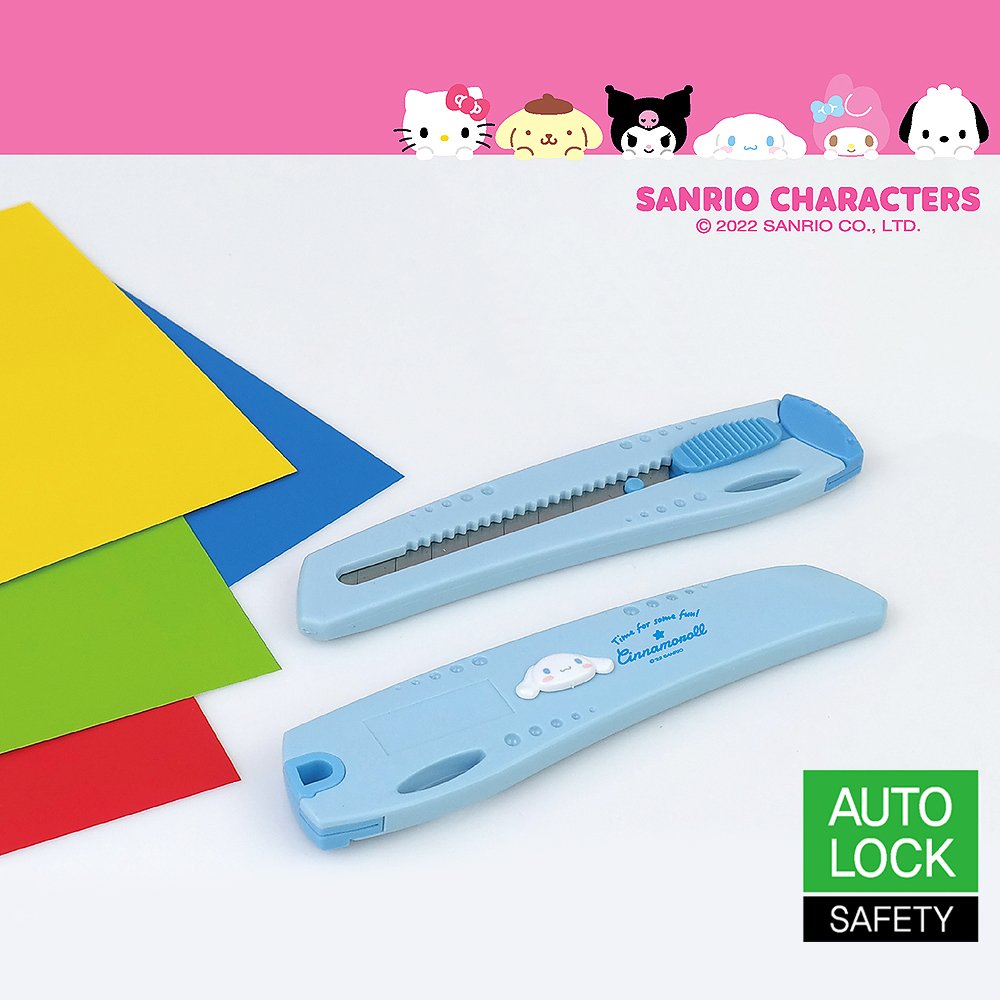 Hello Kitty Stanley Box Cutter Stainless Steel Smooth Pom Pom