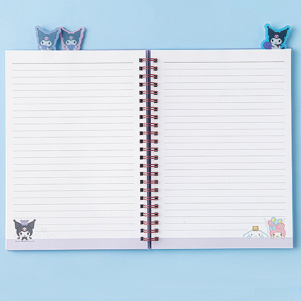 Sanrio Characters 3-Section Index Notebook Type A