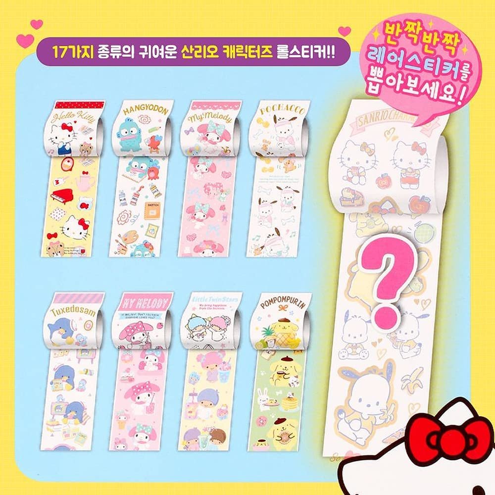 Sanrio Sticker Box Roll 300 Pieces