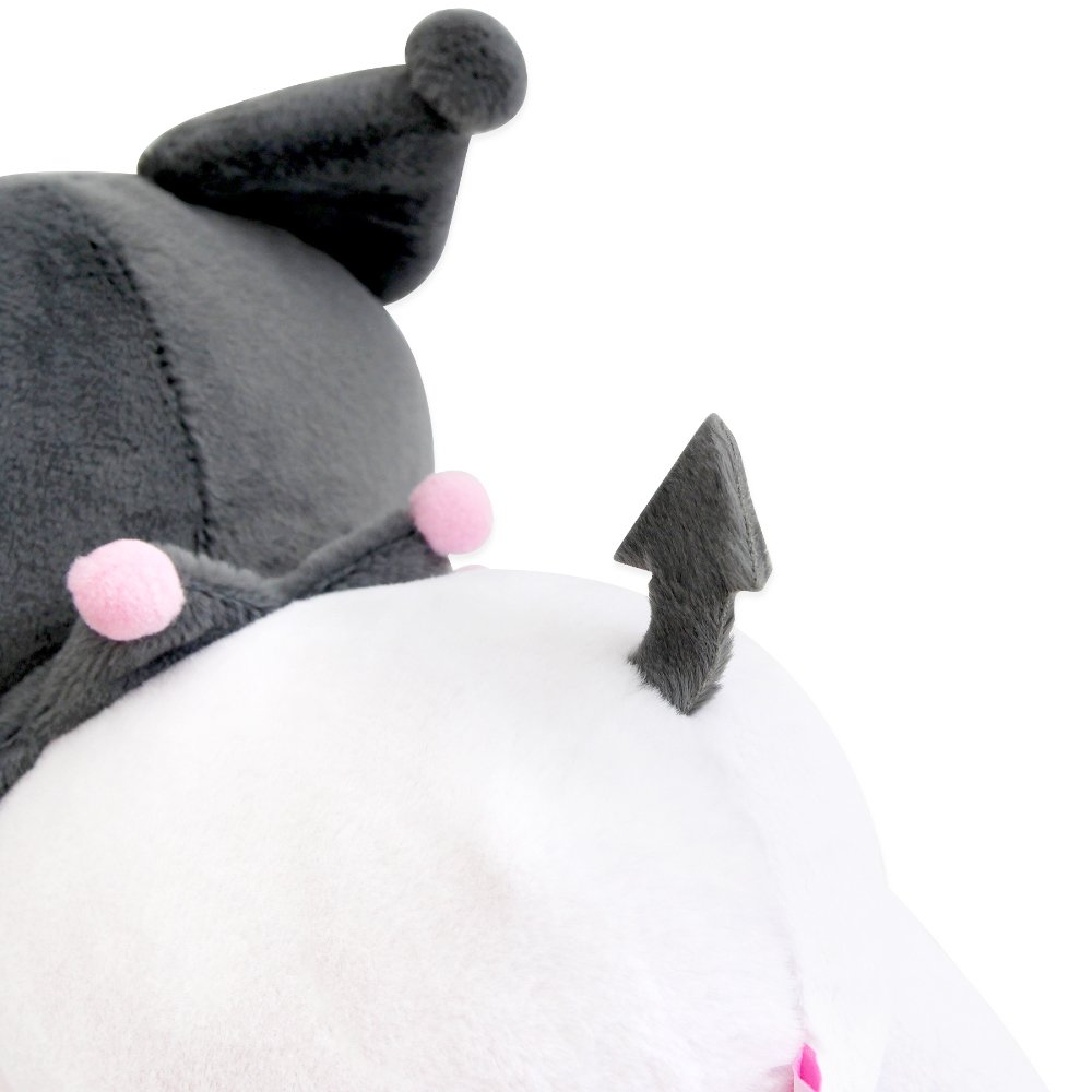 Sanrio Kuromi Lying Soft Stuffed Animal Plush Toy Cushion / Hello Discount Store