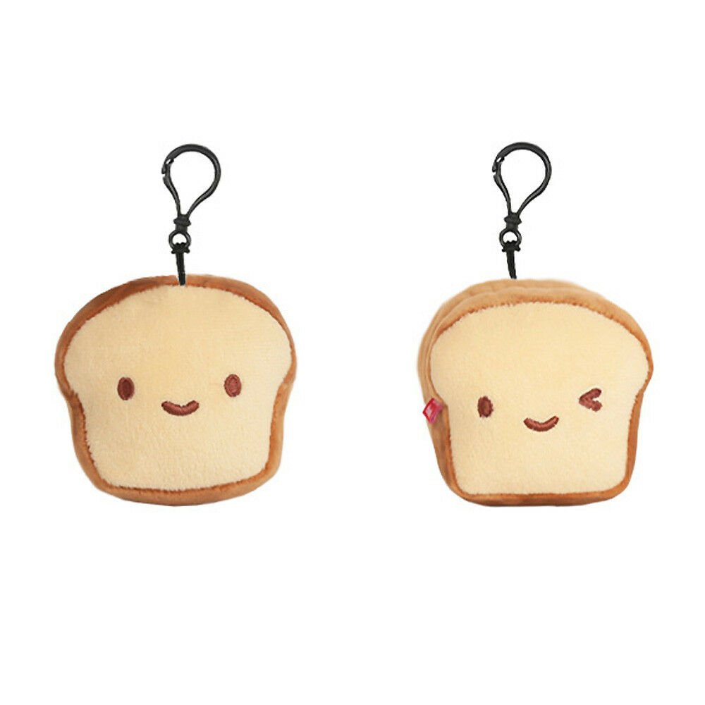 Toast Keychain, Breakfast Accessories, Bread Chibi Bread Otgw