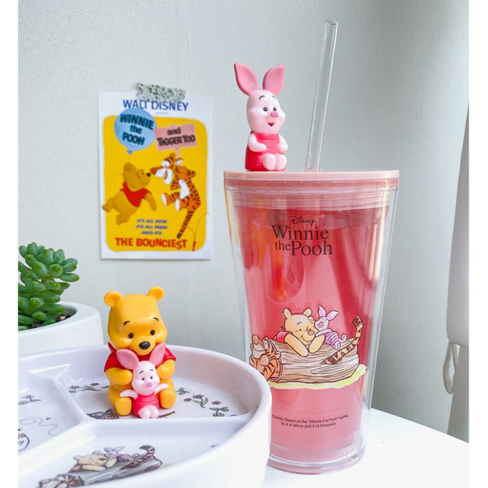 Straw Toppers Charms Tumbler Accessories Winnie the Pooh -  in 2023
