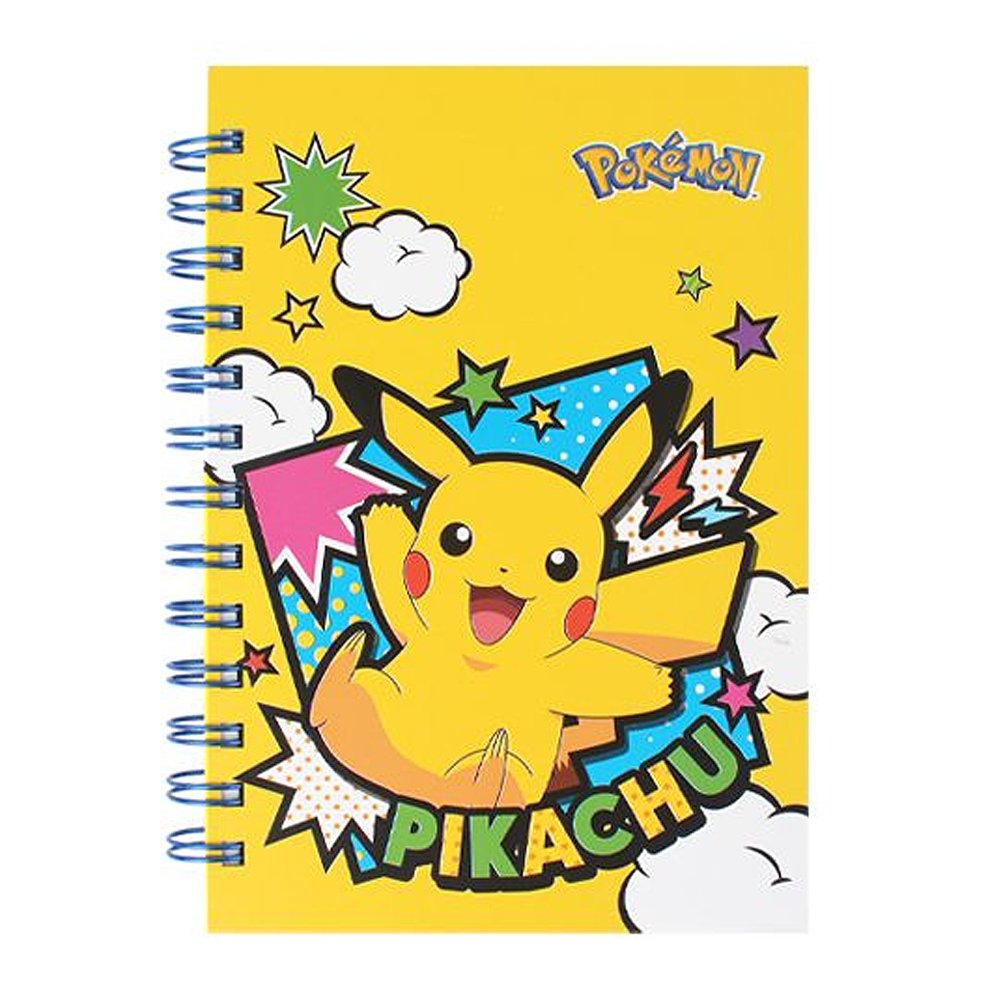 Silver Buffalo Nintendo Pokémon Hardcover Notebook Pikachu Neon