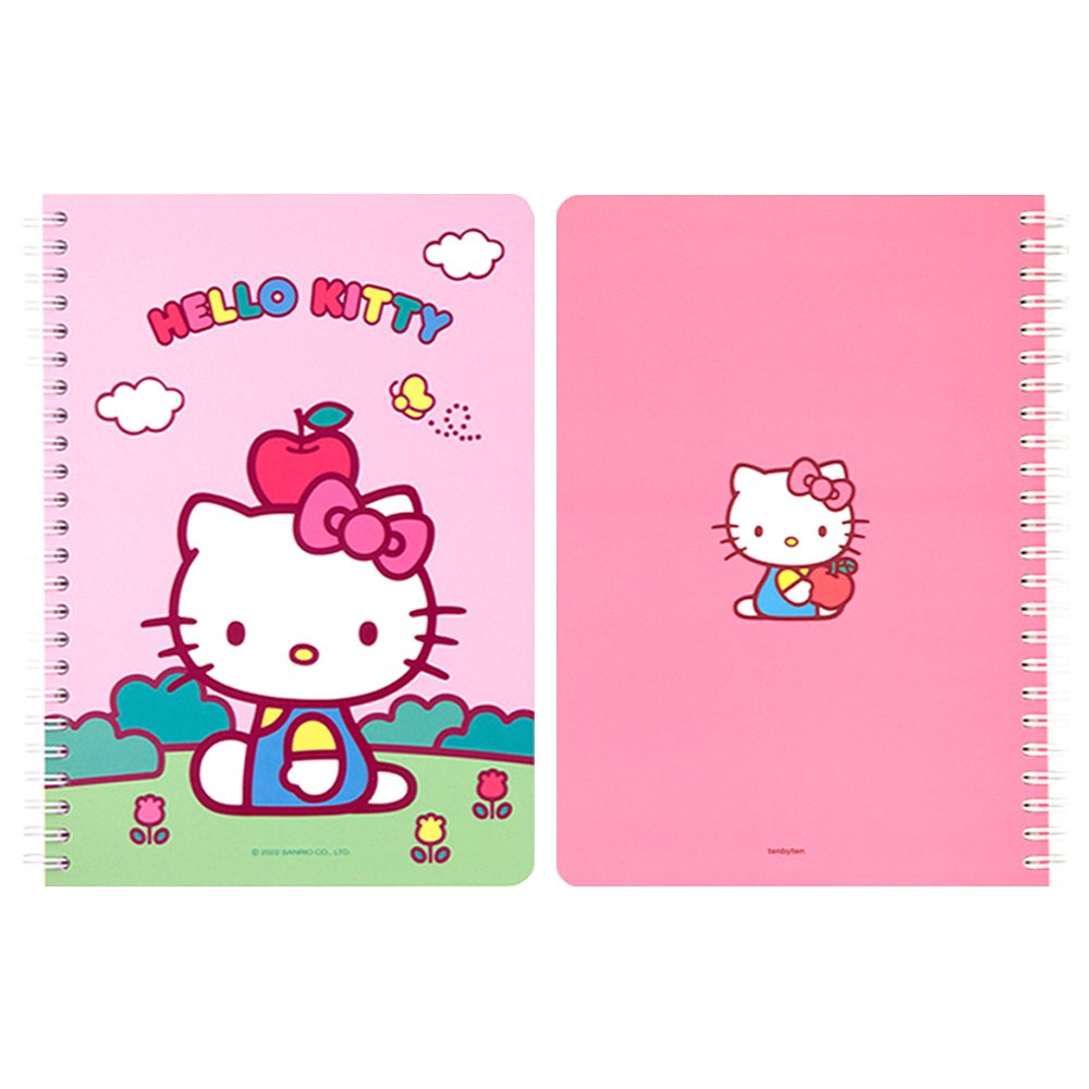  Sunstar Stationery S2639980 Sanrio Notebook, Ring Notebook,  A5, Retro Sanrio Characters, Tuxedo Sam : Office Products