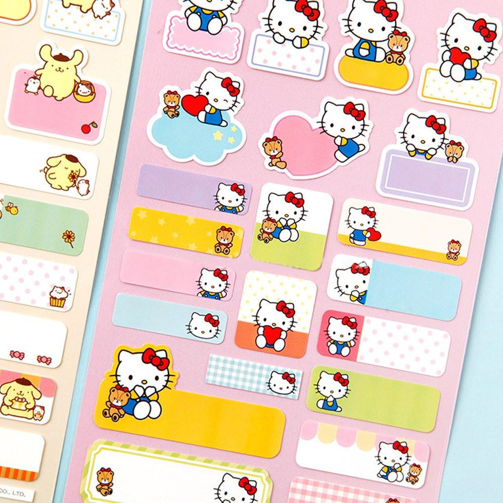Hello Kitty Name Tag Design For Kids