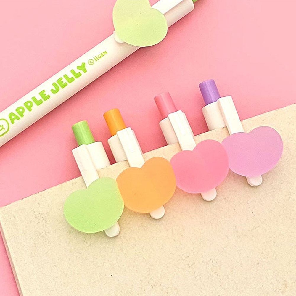 Jelly 6-Color Ballpoint Pen Mechanical Lead Pencil Set Green