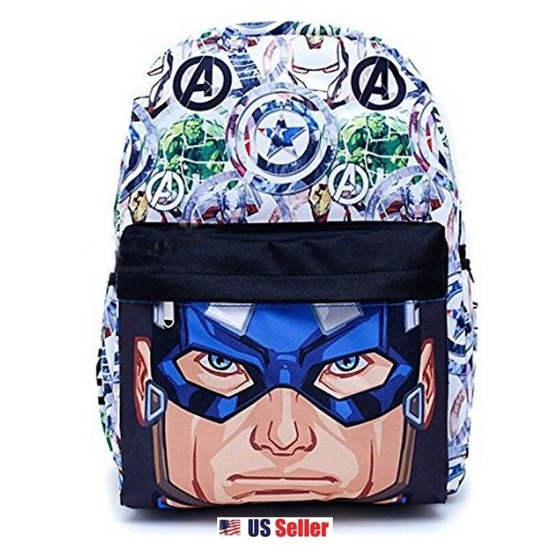Captain America Children School Bag -15
