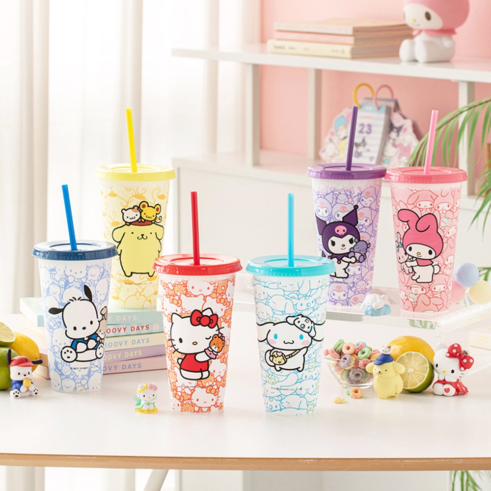 Sanrio Characters Reusable Cold Cups Set Ver.2