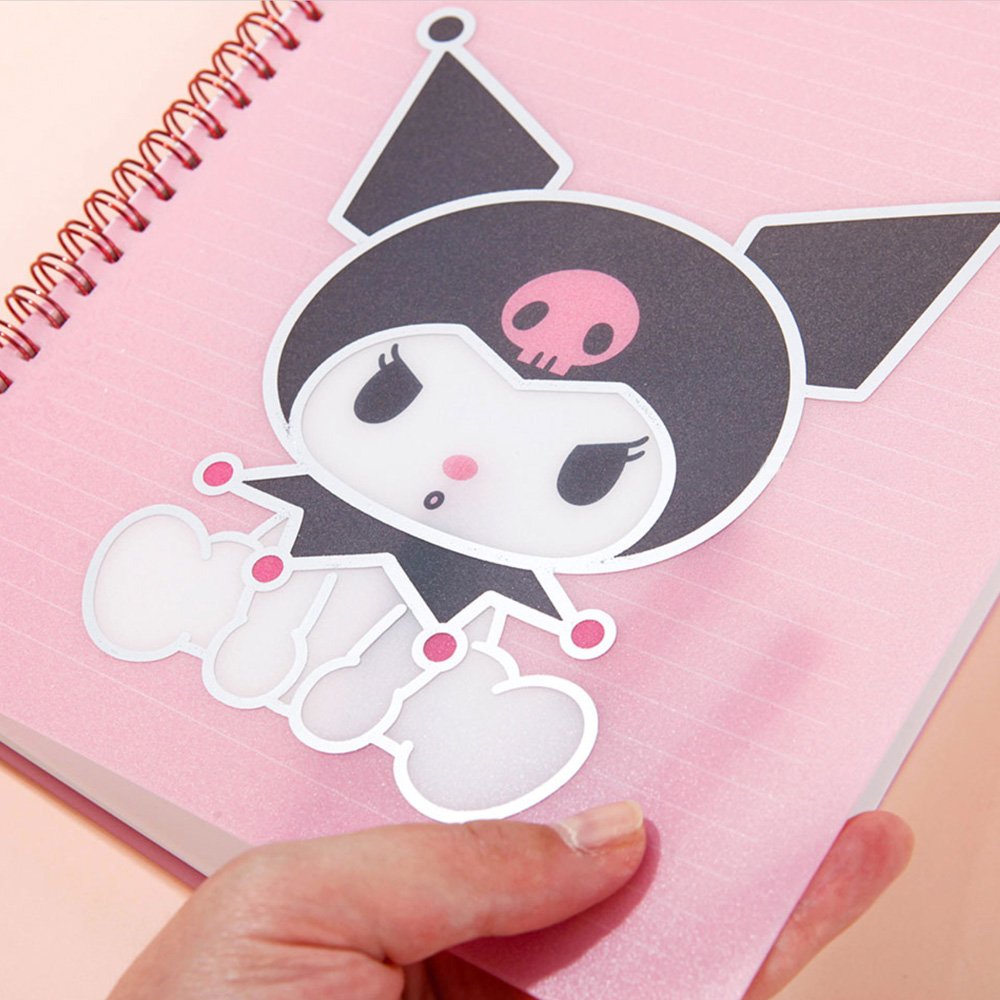 Sanrio Character B7 Spiral Notebook with Pen Holder (Passport Size) Sanrio Characters