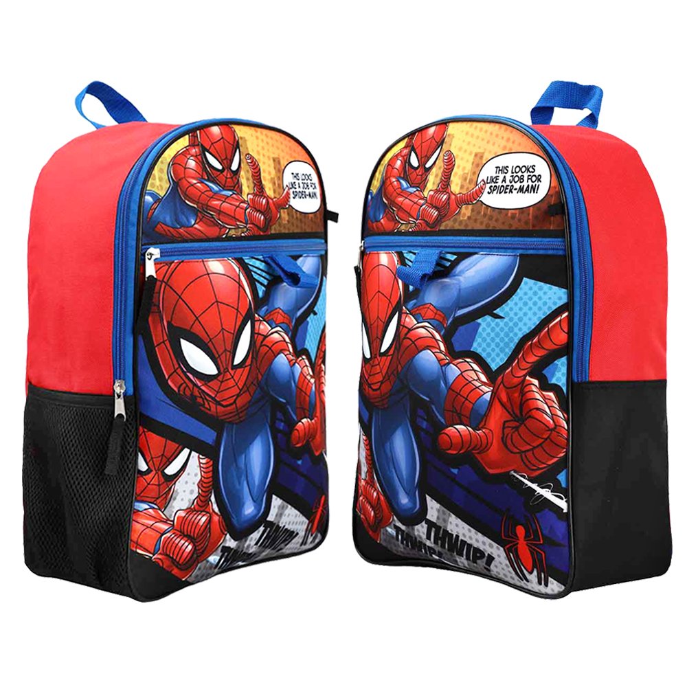 Spiderman 16'' clear pvc school backpack