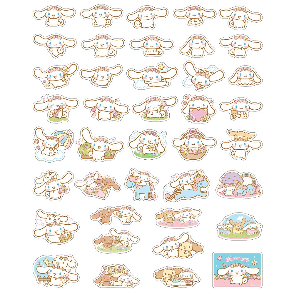 Tin Case Sanrio Sticker Pack 6types / Removable Stickers / Laptop