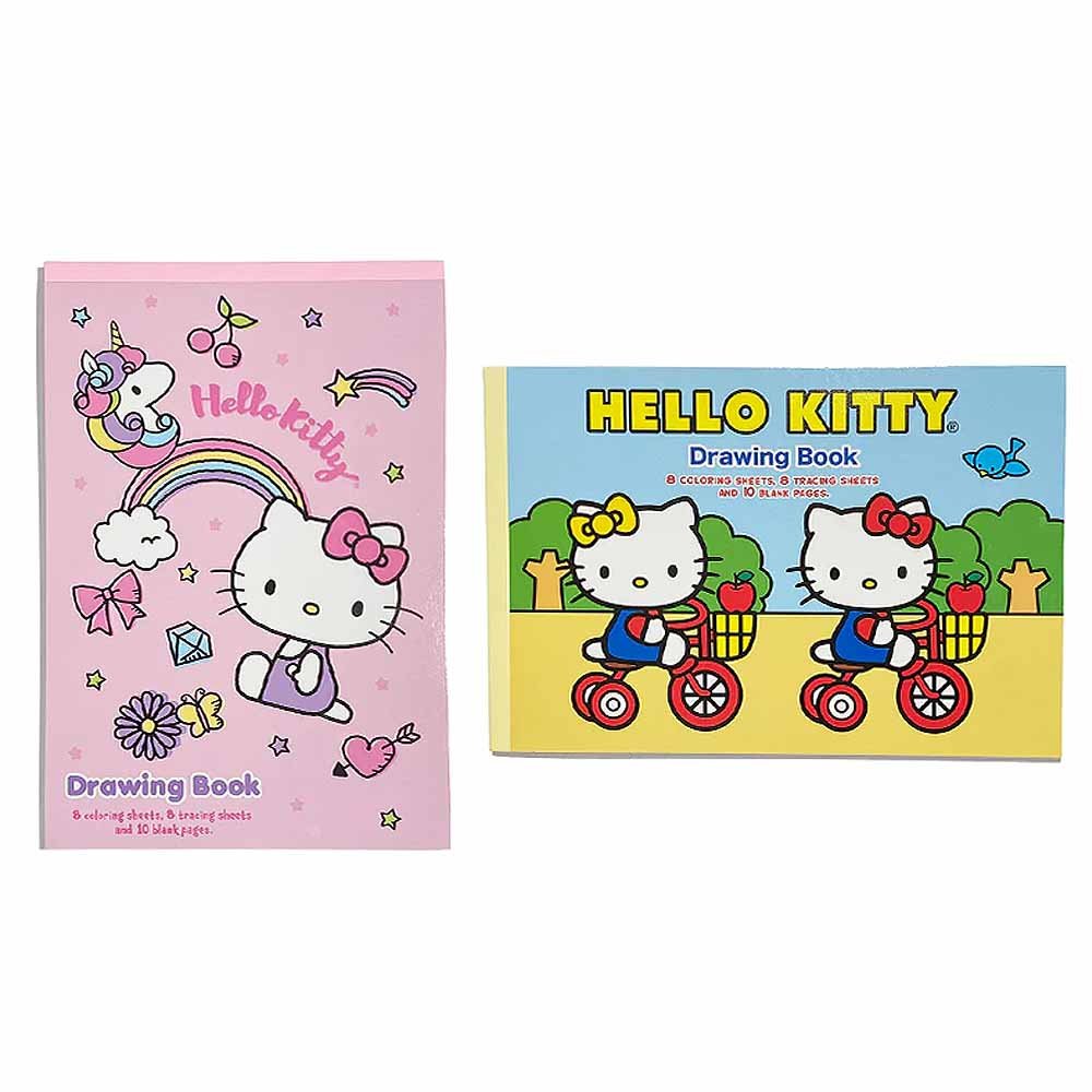All The Joy: Water Color Pencil Drawing of Hello Kitty