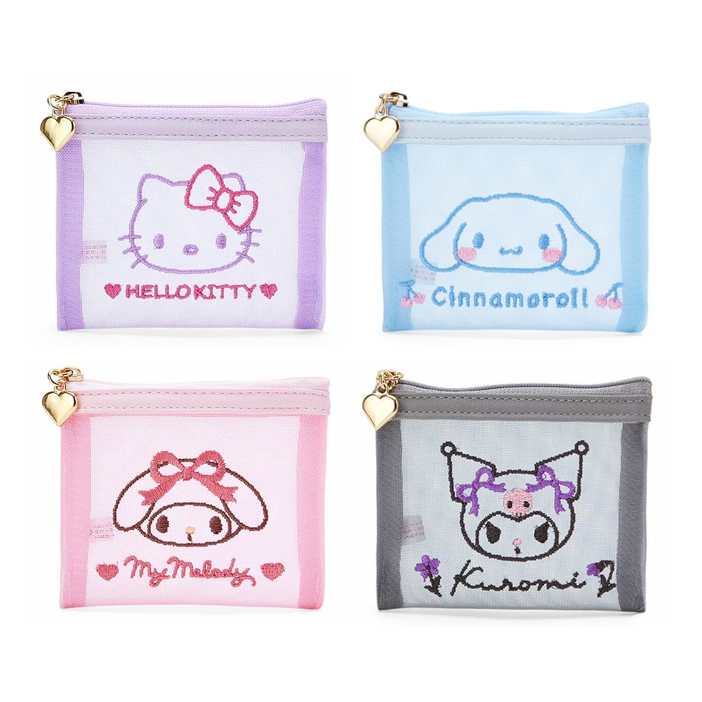 Sanrio Characters Flat Pencil Pouch Cinnamoroll