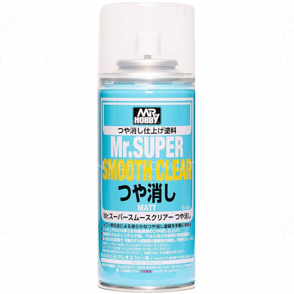 Mr. Hobby - Mr. Super Clear Top Coat Spray (Select from Flat, Gloss,  Semi-Gloss)