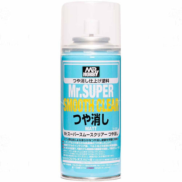 B514Y Mr. Super Clear Matt Spray 170ml in 2023  Clear coat spray paint,  Spray paint plastic, Spray
