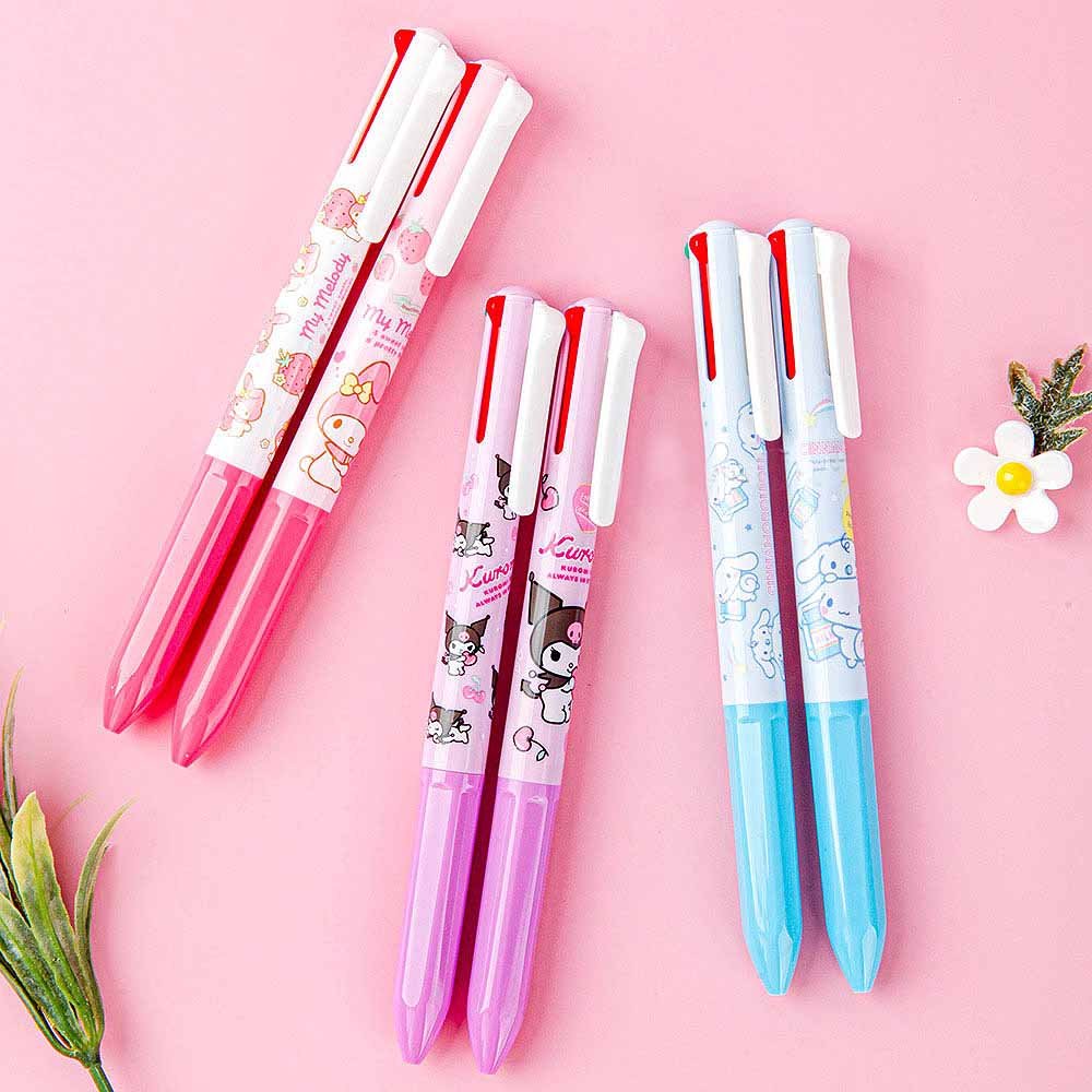 Sanrio Characters Milky 4-Color Ballpoint Pen Cinnamoroll