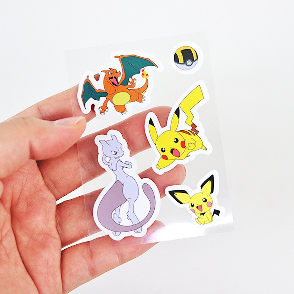 Unova Starters Die Cut Emoji Stickers 4 Die Cut Each Pack 