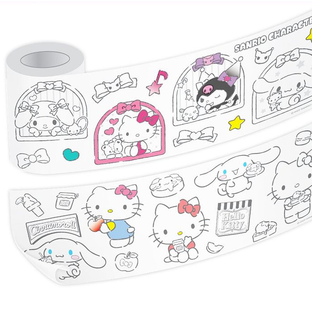 Sanrio Characters Roll Coloring Sticker Sticker V2 – Hello Discount Store