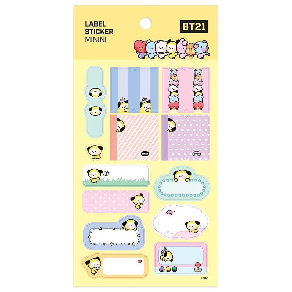 BTS Mini Stickers Sheet