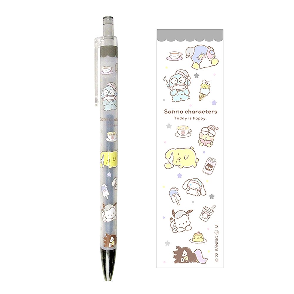 Sanrio Characters Knock Type Gel Pen - Blue