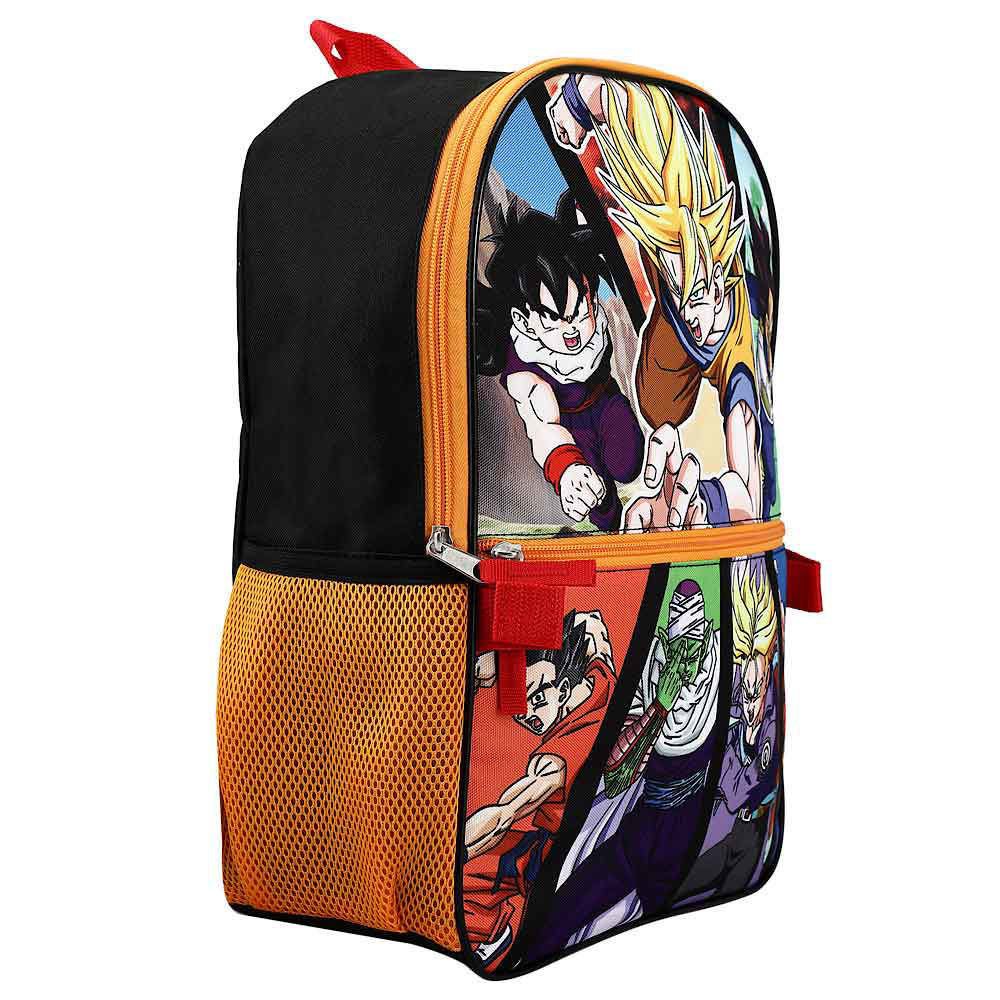 Dragon Ball Z Anime Goku Gohan School Backpack Insulated Lunch Bag Pen Case  Lot