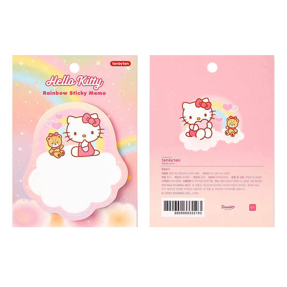 Sanrio Characters Square Memo Pad – Twinkle Glory