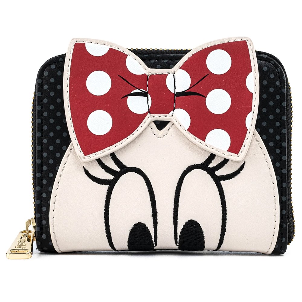 Loungefly x Minnie Mouse Bow ZIp Around Wallet