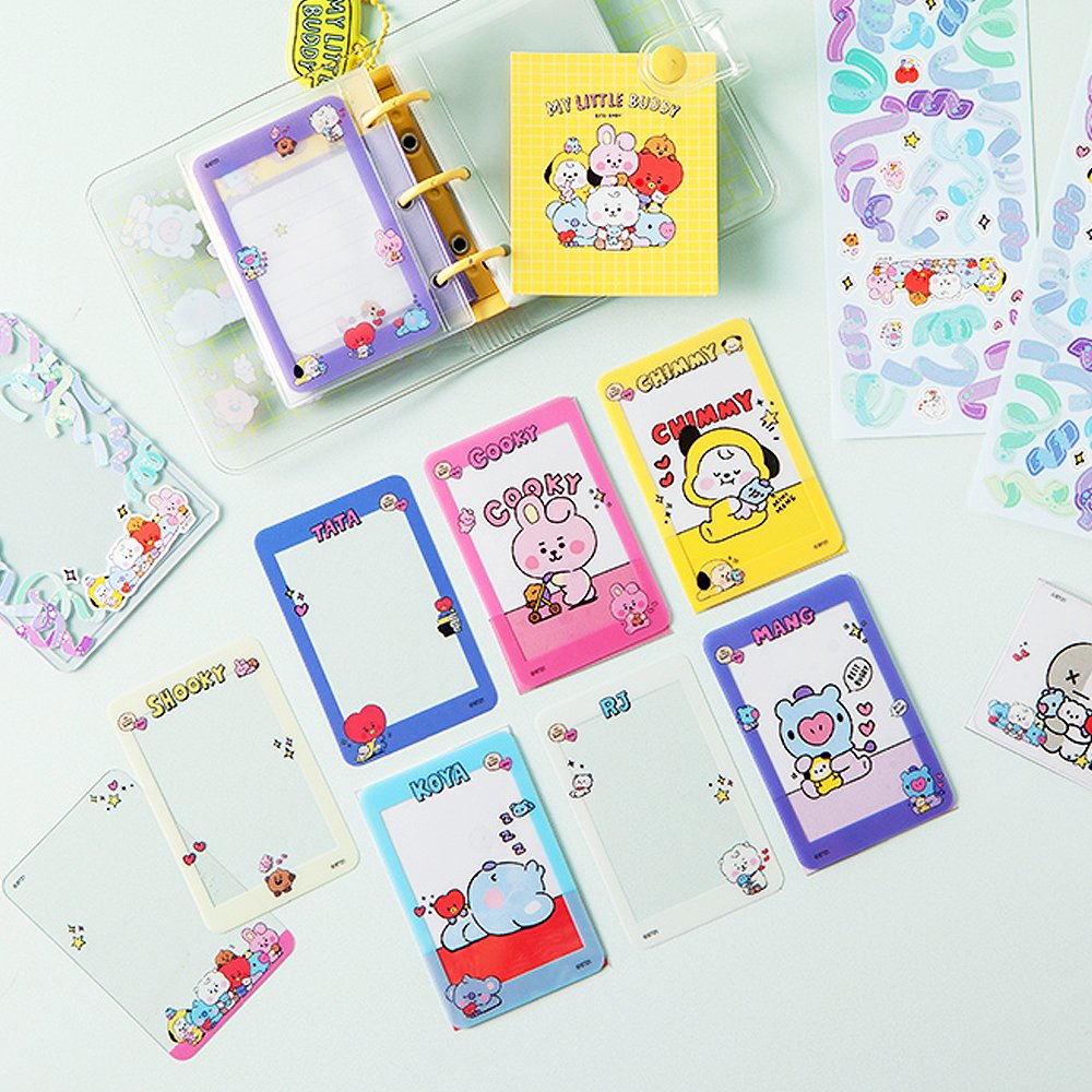 BT21 Little Buddy Photo Card Frame Set