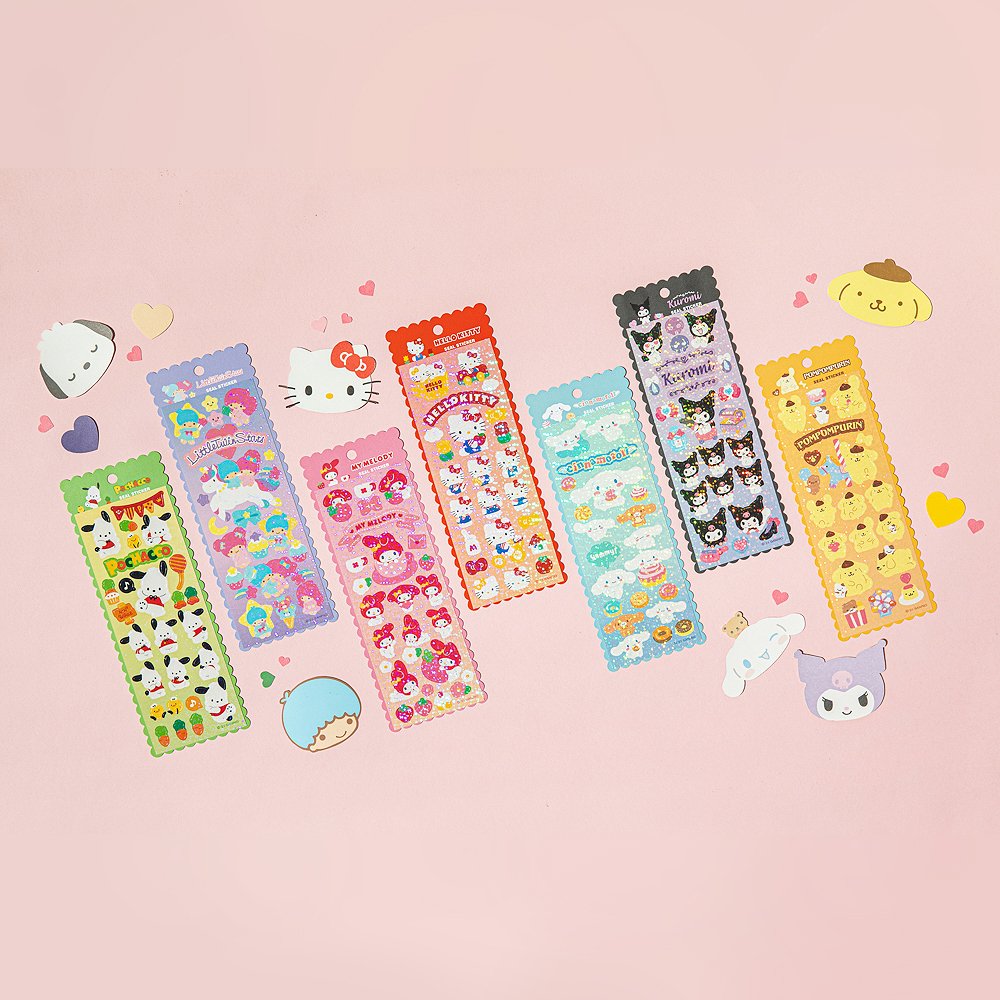 Sanrio Characters Long Deco Stickers Set : Aurora – Hello Discount Store