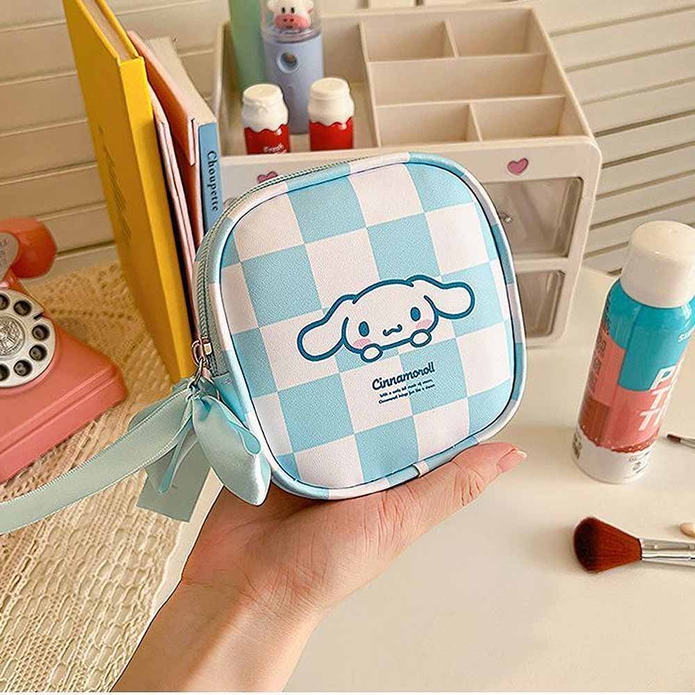 Cinnamoroll Check Square Pouch – Hello Discount Store