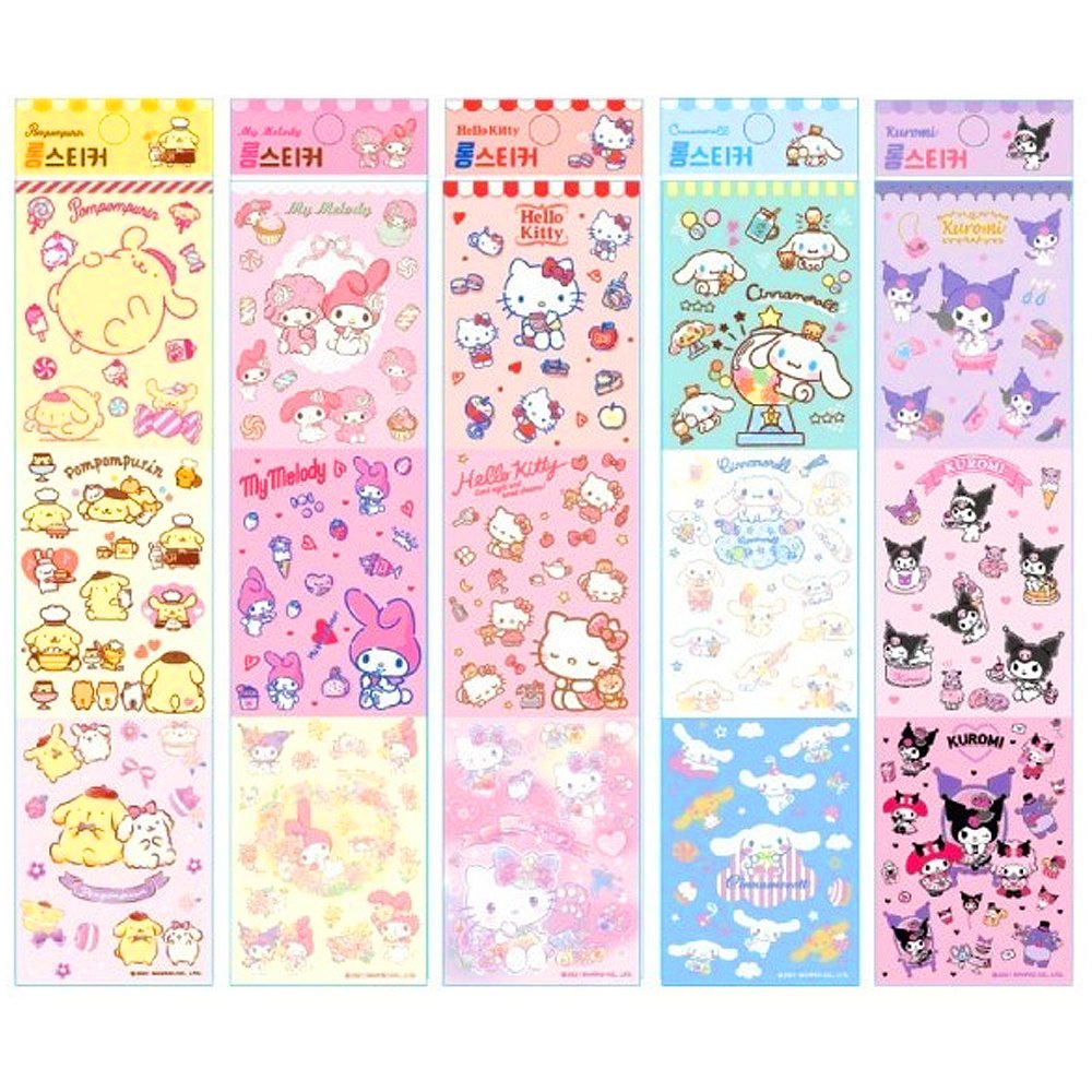 Sanrio Characters Photo Big Stickers Pack Hello Kitty