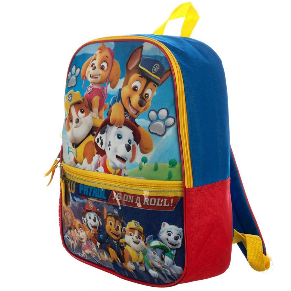 Fast Forward Paw Patrol Five-Piece Set Large Backpack Bags